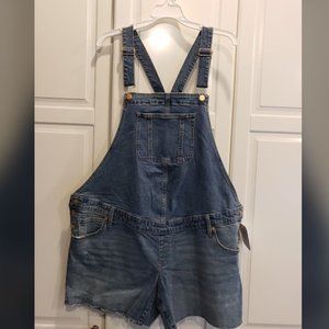 Maternity Size 14 - Isabel Maternity Denim Romper - NEW